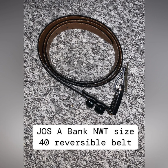 JOS A Bank reversible belt. NEW size 40 - Picture 1 of 4